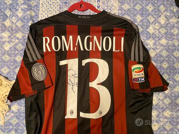 Maglia Ac Milan Alessio Romagnoli firmata