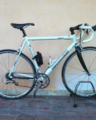 Bici Cannondale tg M ruote Shimano + corona scarpe