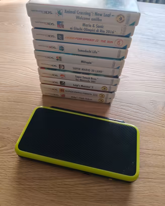 Nintendo 2dsxl con giochi