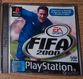 PS1 FIFA 2000 no libretto istruzioni 