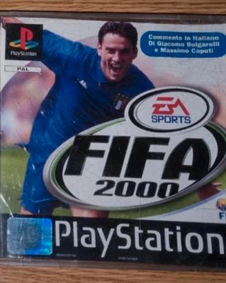 PS1 FIFA 2000 no libretto istruzioni 