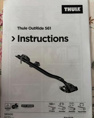 Porta bici tetto auto - Thule Outride 561