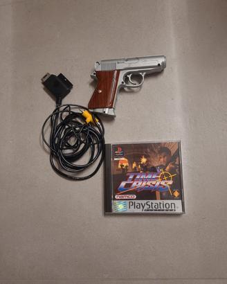 Time Crisis con pistola PS1