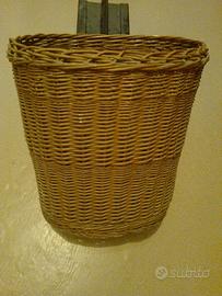 CESTO IN VIMINI GRANDE 50 X 50 X 35 CM Porta Legna