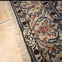TAPPETO NAIN ORIGINALE IRAN SOTTO DIVANO