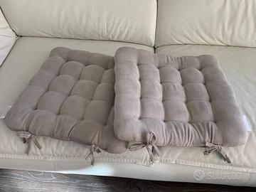 Due cuscini per sedie, alta qualità