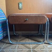 Comodino vintage stile industriale - pezzo unico