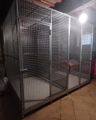 Grande gabbia divisibile in due uguali