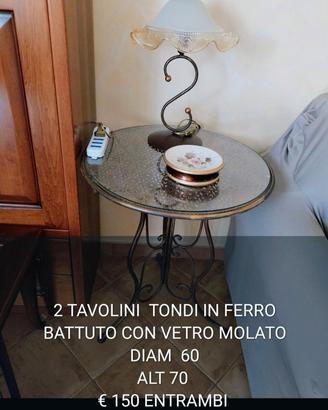 tavolini gemelli tondi