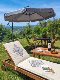 Villa panoramica giardino mare 7/9 p