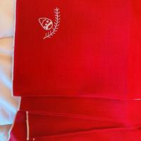 Tovaglia natalizia con tovaglioli