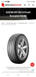 Pirelli scorpion verde 225/65 R17 102H