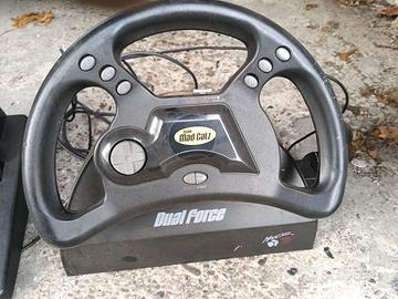 Volante E Pedali Per PlayStation One