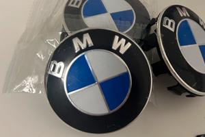 Tappi coprimozzo BMW + adesivo cerchio