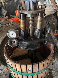 Torchio idraulico per uva