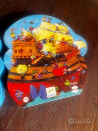Puzzle la nave di Barbarossa djeco +5