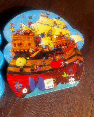 Puzzle la nave di Barbarossa djeco +5
