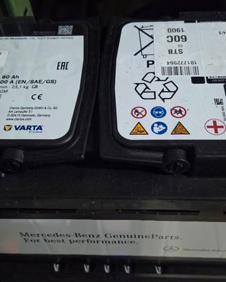 batteria 80Ah a Gel Mercedes con Start&Stop