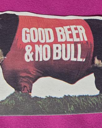 sottobicchiere good beer  no bull