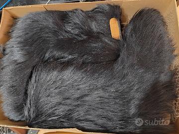 stivali doposci dolomite vintage pelo nero  