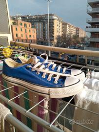 Scarpe Converse blu basse taglia 40 – unisex