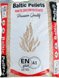 PELLET BALTIC 100% ABETE BIANCO RENDE E NON SPORCA
