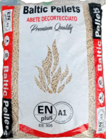 PELLET BALTIC 100% ABETE BIANCO RENDE E NON SPORCA
