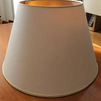 Paralume tessuto panna