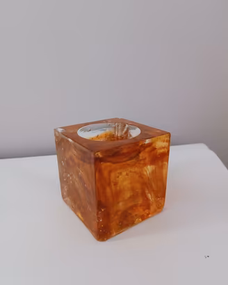 Cubo ornamentale poliarte Murano 