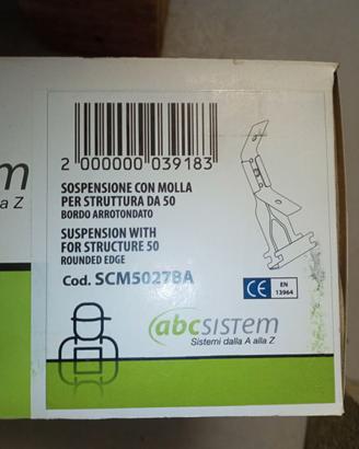 Gancio a molla cartongesso