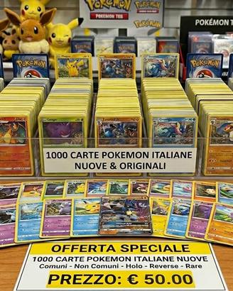 1000 carte Pokemon