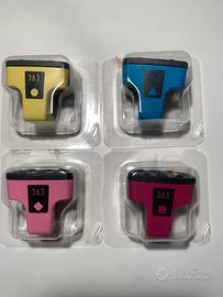 Cartucce HP 363 originali nuove.