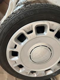 Set 4 Pneumatici + Cerchioni per Fiat 500