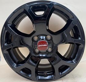 4 cerchi lega fiat panda 500 ypsilon r15 lt5155
