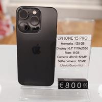 Iphone 15 pro 128 gb usato 