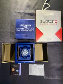 Omega x Swatch Moonshine Gold Mission to Earthphas
