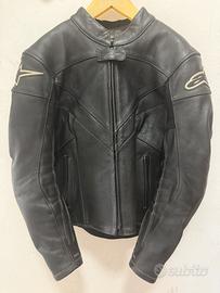 Giubbotto pelle per moto Alpinestars