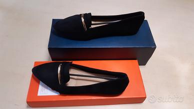 scarpa donna colore nero in pelle scamosciato n.36