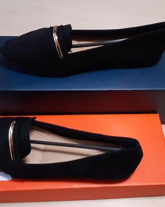 scarpa donna colore nero in pelle scamosciato n.36