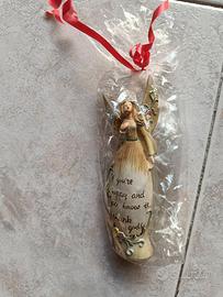 statuetta angelo decorarivo Natale 