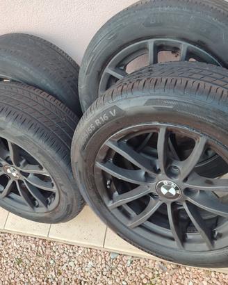 N°4 CERCHI BMW 116D ORIGINALI +GOMME 8000Km