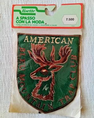 Toppa ricamata Bleu Mountain Trap Club