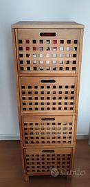 Cassettiera legno