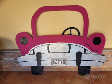 Sagoma auto Cadillac anni 50' in legno