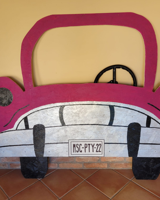 Sagoma auto Cadillac anni 50' in legno