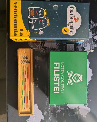 Giochi da tavolo: Mikado,Cocoricó e Filistei