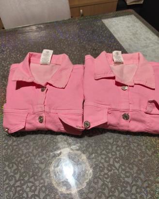 Giubbini N°2 x Gemelle Jeans Rosa 6/8 anni 