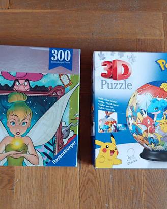puzzle3D pokémon e puzzle Disney Peter Pan