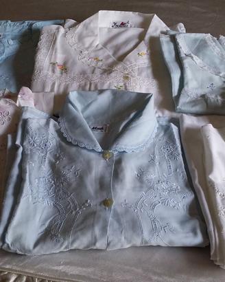 6 CAMICIE  DA NOTTE  Manica Lunga