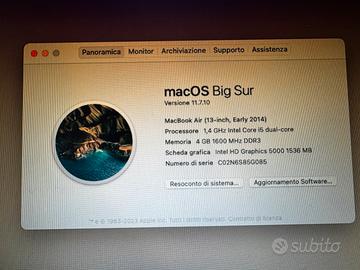 Apple MacBook air 13” (2014)